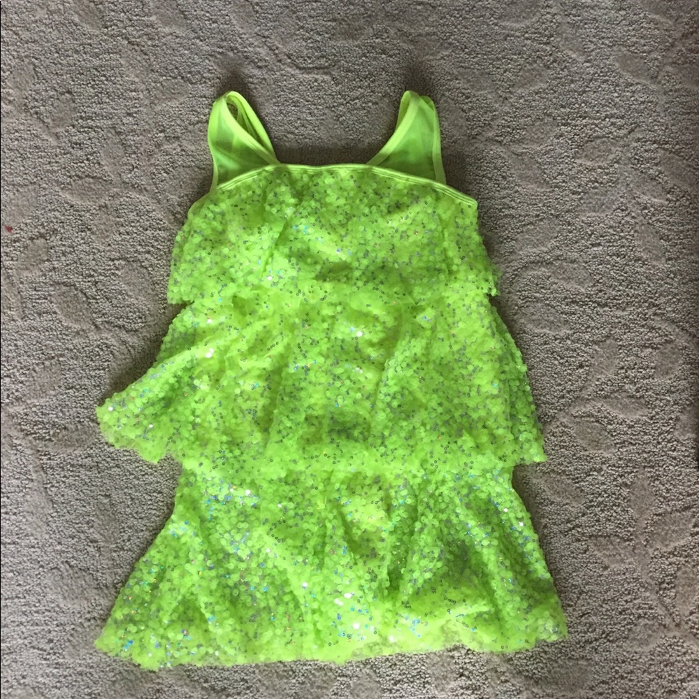 Green Sequined Dance Costume